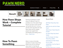 Tablet Screenshot of pawnnerd.com